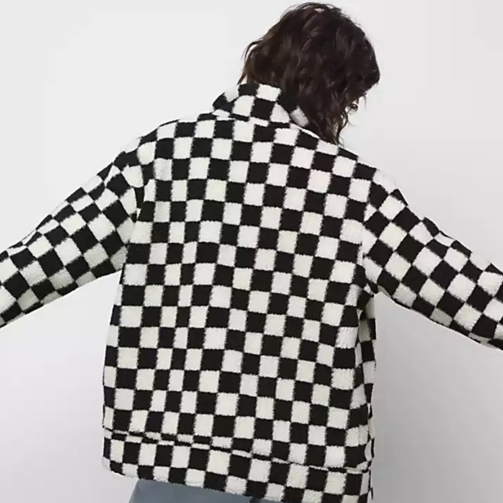 Vans Winterset Sherpa Checkerboard Jacket - M - Picture 2 of 7
